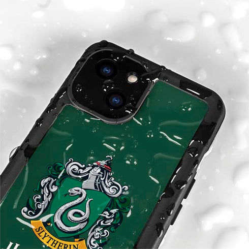 Wizarding World Harry Potter Slytherin House Crest iPhone 15 Waterproof Case
